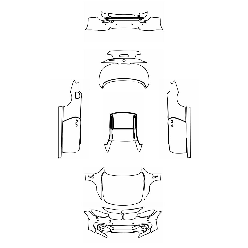 Pre-Cut PPF BMW 4 Series Convertible Sport Line 2014 - PPF-Kits