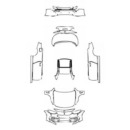 Pre-Cut PPF BMW 4 Series Convertible Sport Line 2015 - PPF-Kits