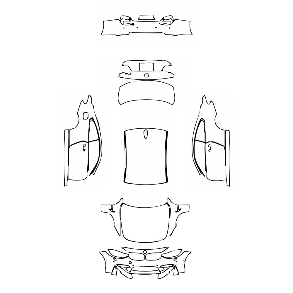 Pre-Cut PPF BMW 4 Series Coupe M4 2015 - PPF-Kits