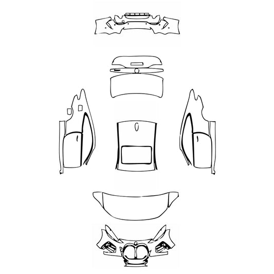 Pre-Cut PPF BMW 4 Series Coupe M Sport 2021 - PPF-Kits