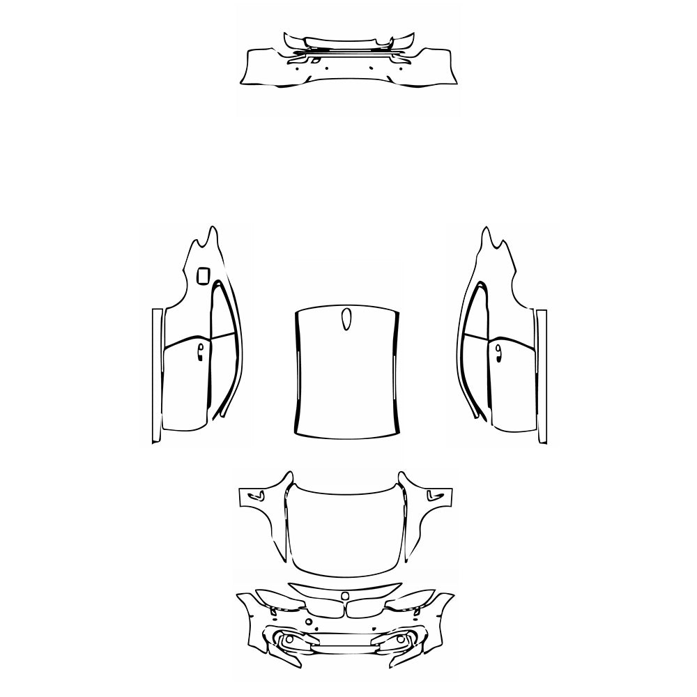Pre-Cut PPF BMW 4 Series Coupe Sport Line 2016 - PPF-Kits