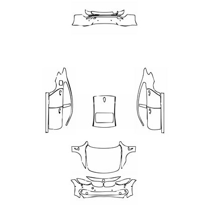 Pre-Cut PPF BMW 4 Series Gran Coupe Luxury Line 2019 - PPF-Kits