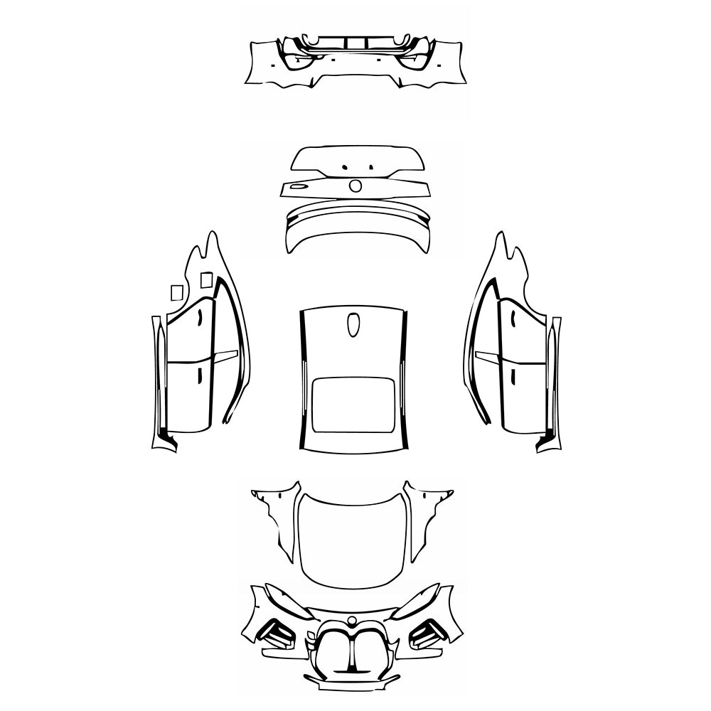 Pre-Cut PPF BMW 4 Series Gran Coupe M Sport 2024 - PPF-Kits