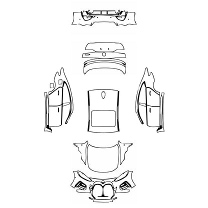 Pre-Cut PPF BMW 4 Series Gran Coupe M Sport 2024 - PPF-Kits