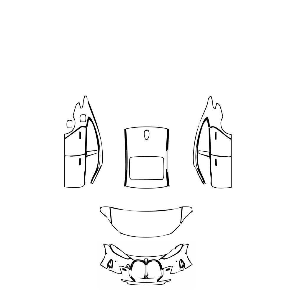 Passgenaue Lackschutzfolien PPF BMW 4 Series Gran Coupe Sport 2025