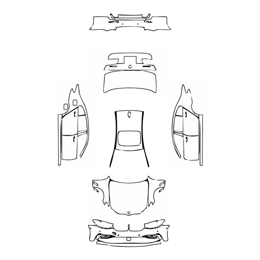 Pre-Cut PPF BMW 5 Series Sedan Extended Wheelbase Luxury 2018 - PPF-Kits