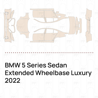 Pre-Cut PPF BMW 5 Series Sedan Extended Wheelbase Luxury 2022