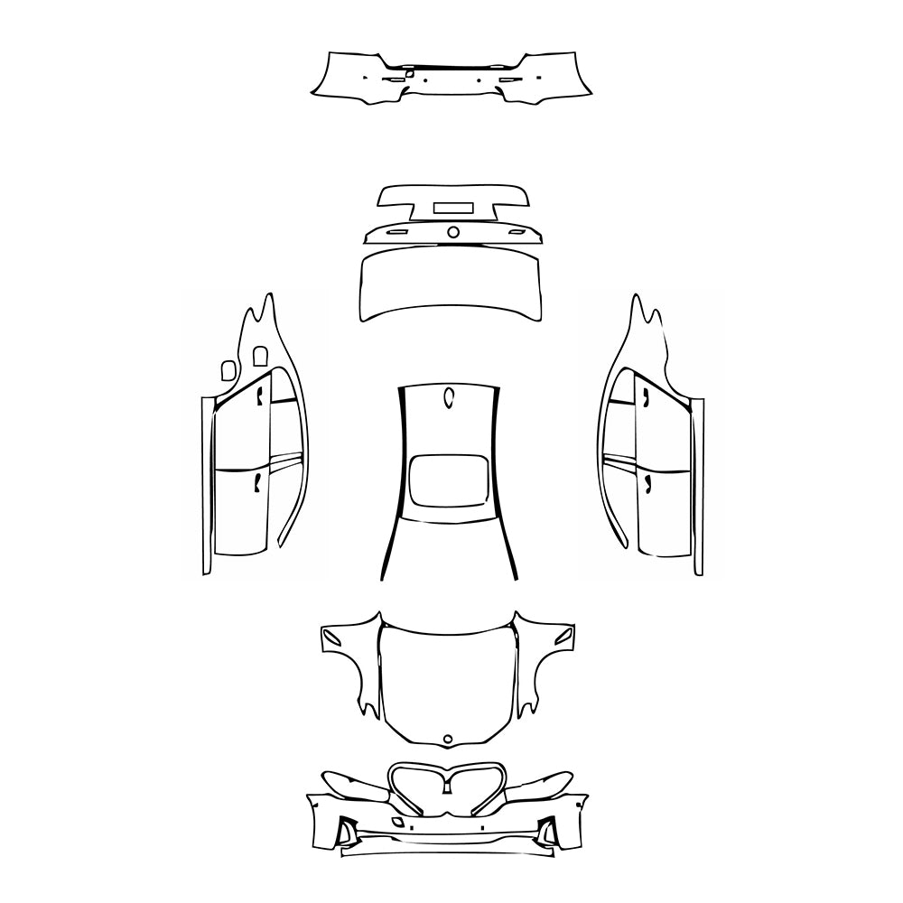 Pre-Cut PPF BMW 5 Series Sedan Extended Wheelbase Luxury 2023 - PPF-Kits