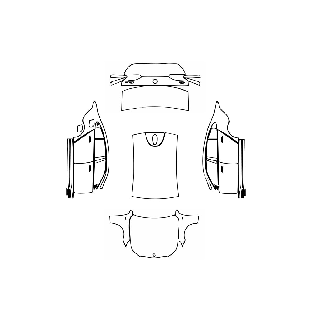 Pre-Cut PPF BMW 5 Series Sedan Extended Wheelbase Luxury 2024 - PPF-Kits