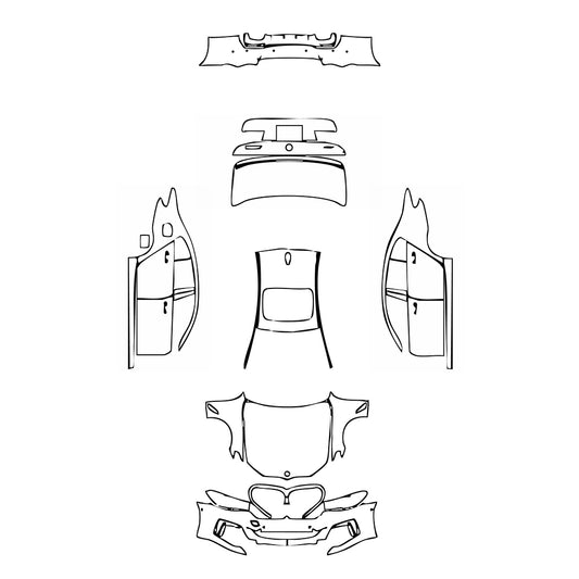 Pre-Cut PPF BMW 5 Series Sedan M550i 2022 - PPF-Kits