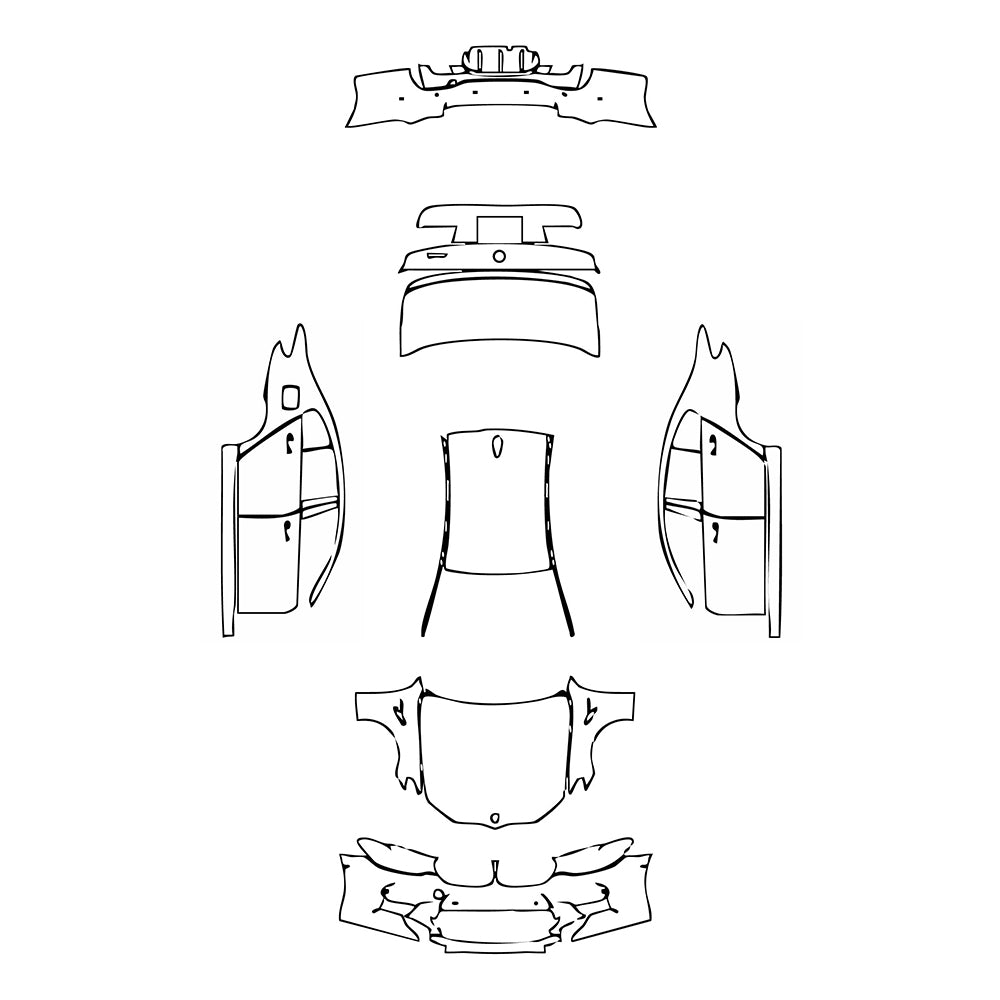 Pre-Cut PPF BMW 5 Series Sedan M5 2020 - PPF-Kits