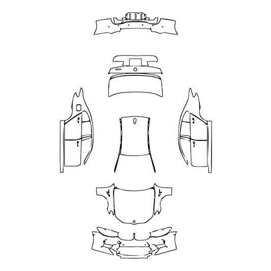 Pre-Cut PPF BMW 5 Series Sedan M5 2020 - PPF-Kits