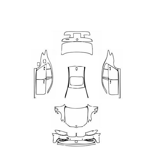 Pre-Cut PPF BMW 5 Series Sedan Standard Wheelbase Base 2020 - PPF-Kits