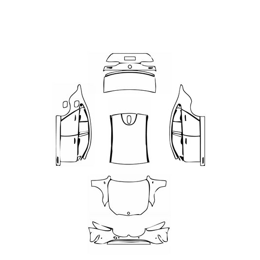 Pre-Cut PPF BMW 5 Series Sedan Standard Wheelbase Base 2024 - PPF-Kits