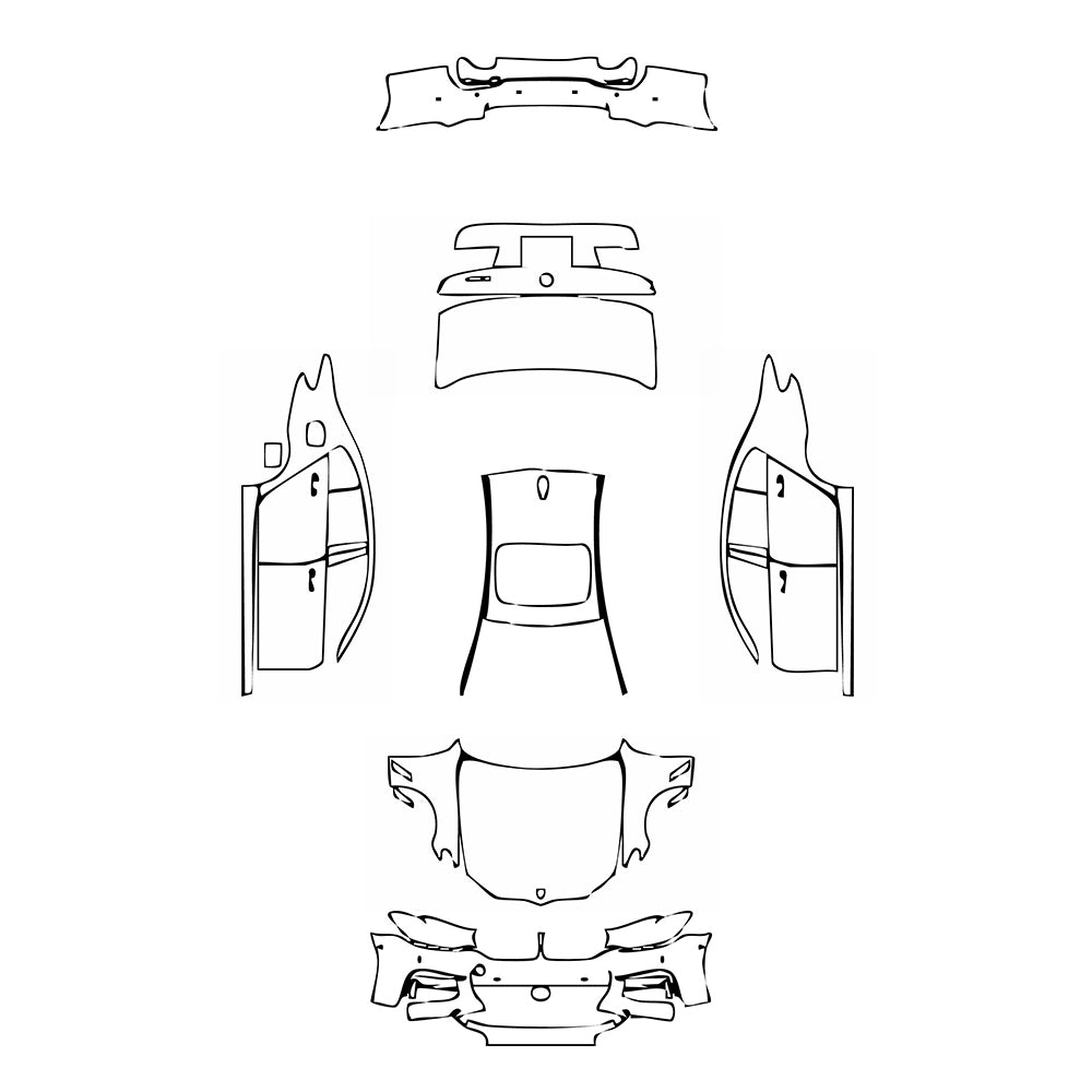 Pre-Cut PPF BMW 5 Series Sedan Standard Wheelbase M Sport 2020 - PPF-Kits