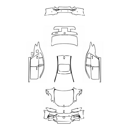 Pre-Cut PPF BMW 5 Series Sedan Standard Wheelbase M Sport 2020 - PPF-Kits