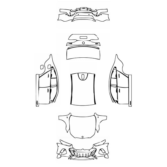 Pre-Cut PPF BMW 5 Series Sedan Standard Wheelbase M Sport 2024 - PPF-Kits
