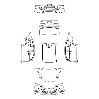 Pre-Cut PPF BMW 5 Series Sedan Standard Wheelbase M Sport 2025 - PPF-Kits
