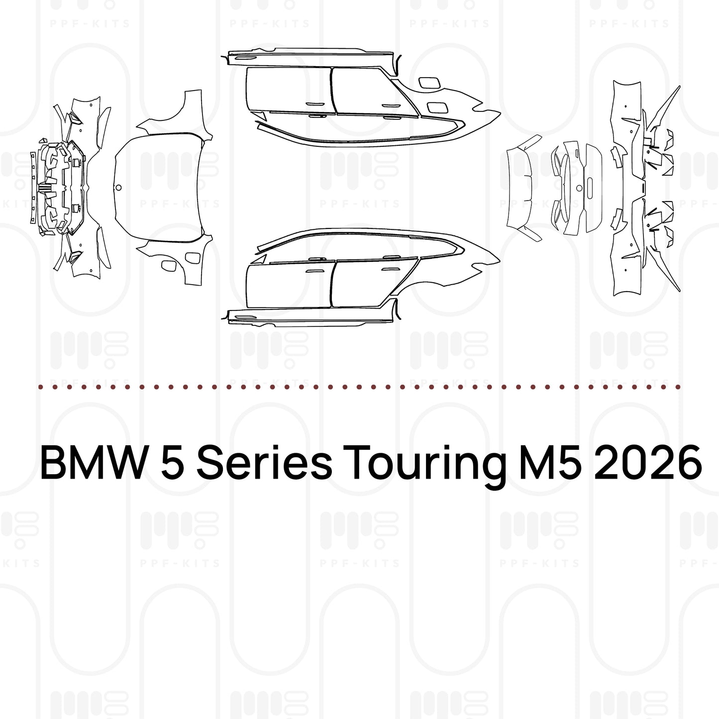 Pre-Cut PPF BMW 5 Series Touring M5 2026