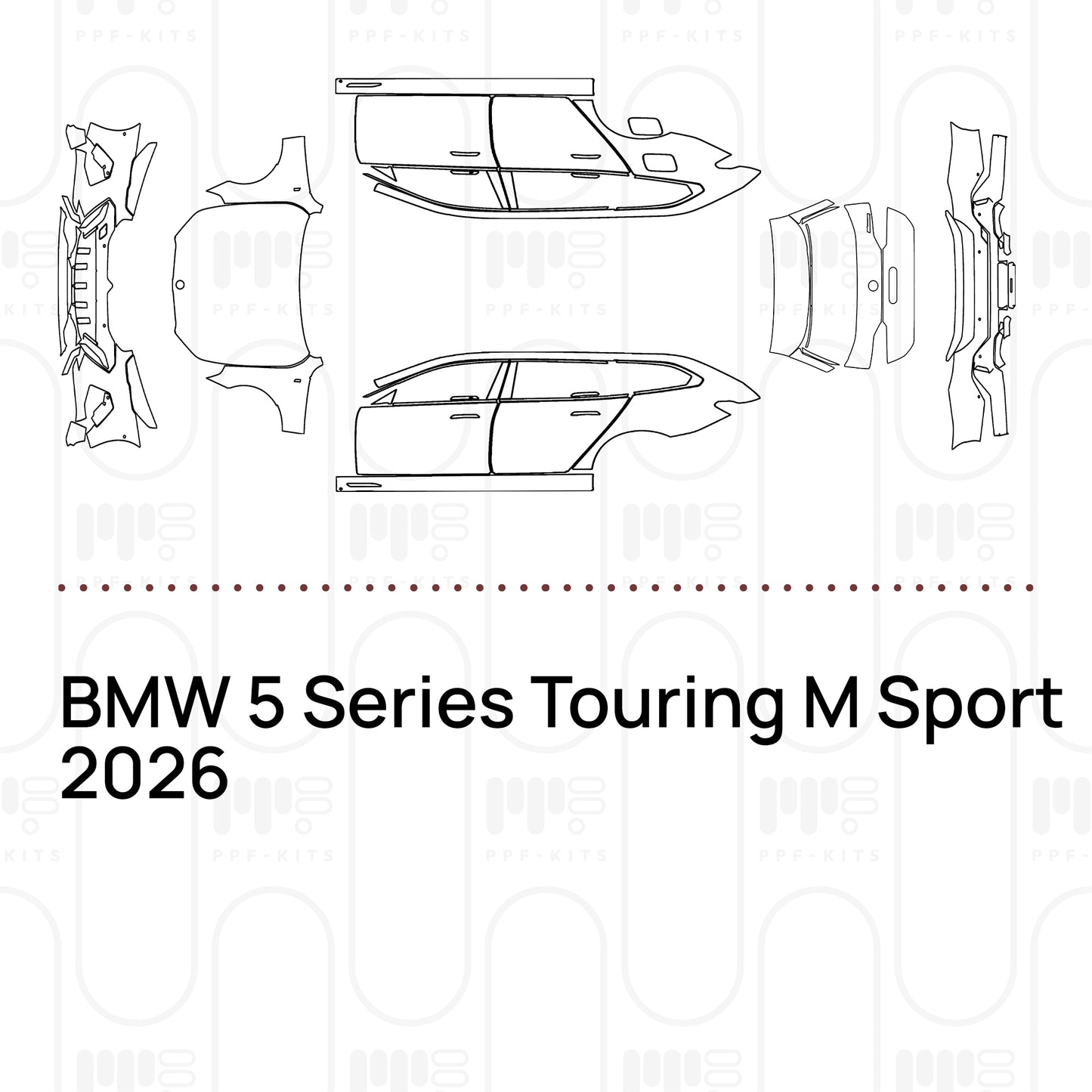 Pre-Cut PPF BMW 5 Series Touring M Sport 2026