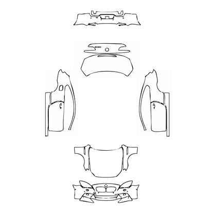Pre-Cut PPF BMW 6 Series Coupe M Sport 2014 - PPF-Kits
