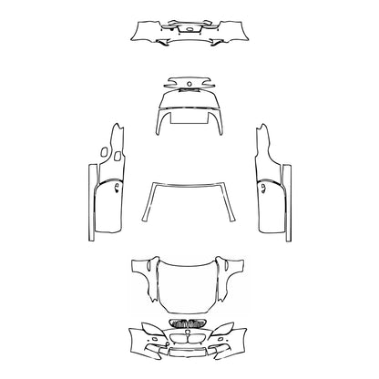 Pre-Cut PPF BMW 6 Series M6 Convertible 2016 - PPF-Kits