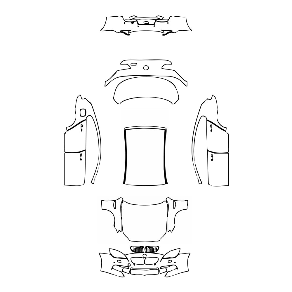 Pre-Cut PPF BMW 6 Series M6 Gran Coupe 2018 - PPF-Kits