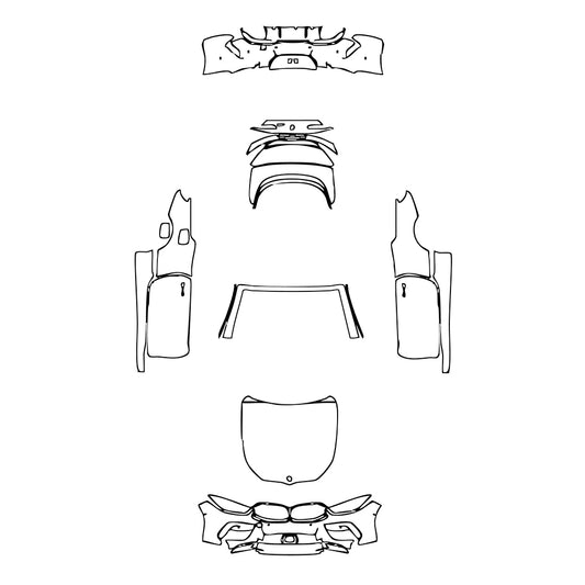 Pre-Cut PPF BMW 8 Series Convertible M8 Competition 2021 - PPF-Kits