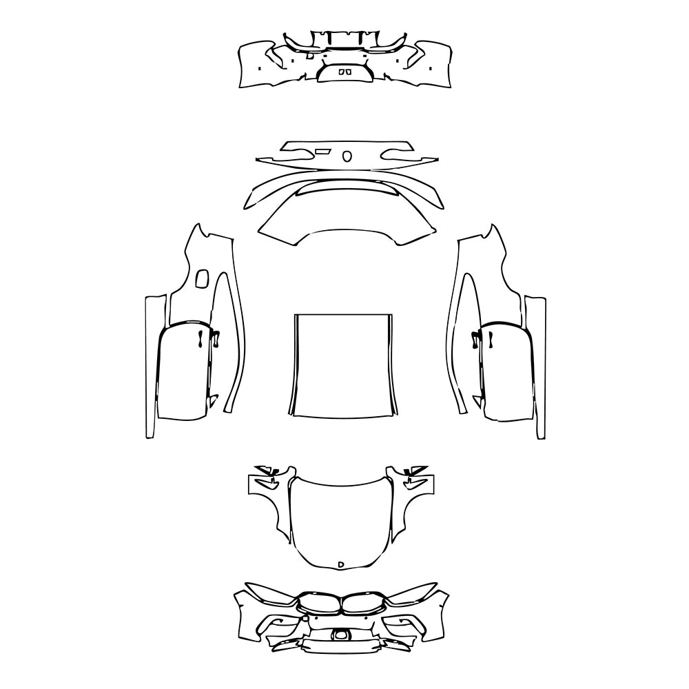 Pre-Cut PPF BMW 8 Series Coupe M8 Competition 2022 - PPF-Kits