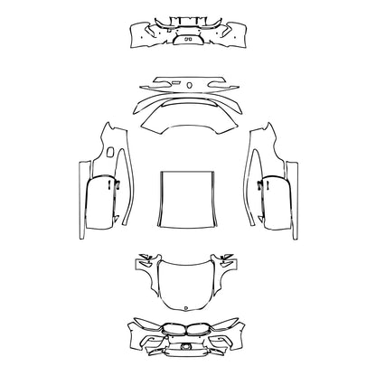 Pre-Cut PPF BMW 8 Series Coupe M8 Competition 2022 - PPF-Kits