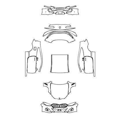Pre-Cut PPF BMW 8 Series Coupe M Sport 2019 - PPF-Kits