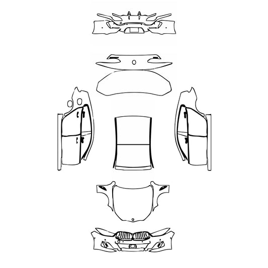 Pre-Cut PPF BMW 8 Series Gran Coupe M850i 2025 - PPF-Kits