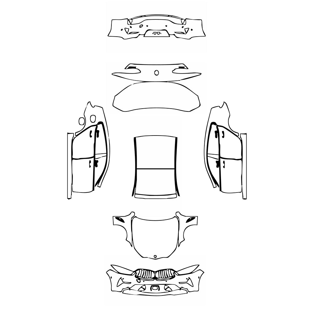 Pre-Cut PPF BMW 8 Series Gran Coupe Sport 2023 - PPF-Kits