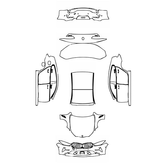 Pre-Cut PPF BMW 8 Series Gran Coupe Sport 2025 - PPF-Kits