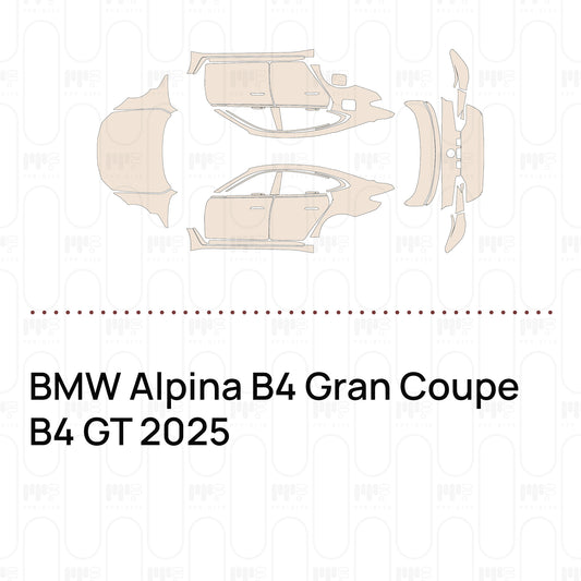 BMW Alpina B4 Gran Coupe B4 GT 2025 – Pre-Cut PPF