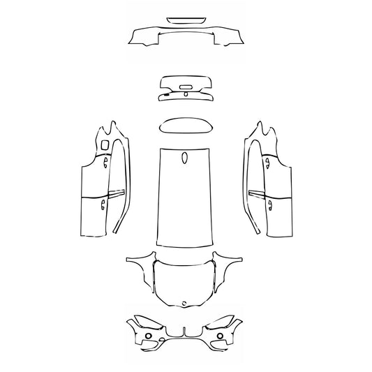 Pre-Cut PPF BMW X1 Extended Wheelbase Base 2017 - PPF-Kits