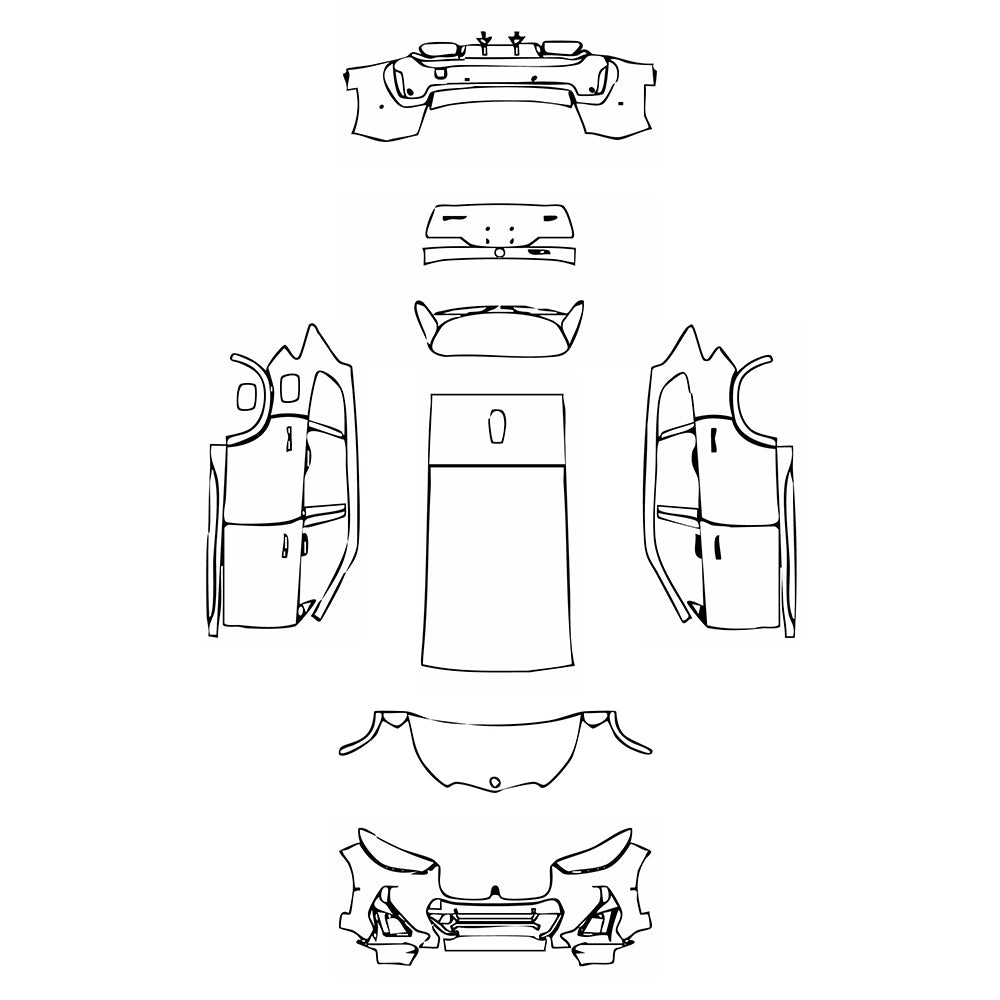 Pre-Cut PPF BMW X1 Extended Wheelbase M Sport 2025 - PPF-Kits