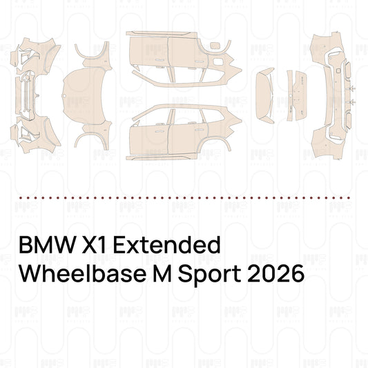 BMW X1 Extended Wheelbase M Sport 2026 – Pre-Cut PPF