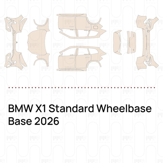 BMW X1 Standard Wheelbase Base 2026 – Pre-Cut PPF