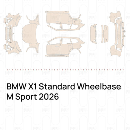 Pre-Cut PPF BMW X1 Standard Wheelbase M Sport 2026