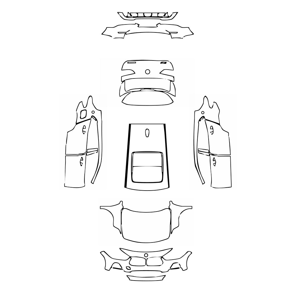 Pre-Cut PPF BMW X2 Base 2023 - PPF-Kits