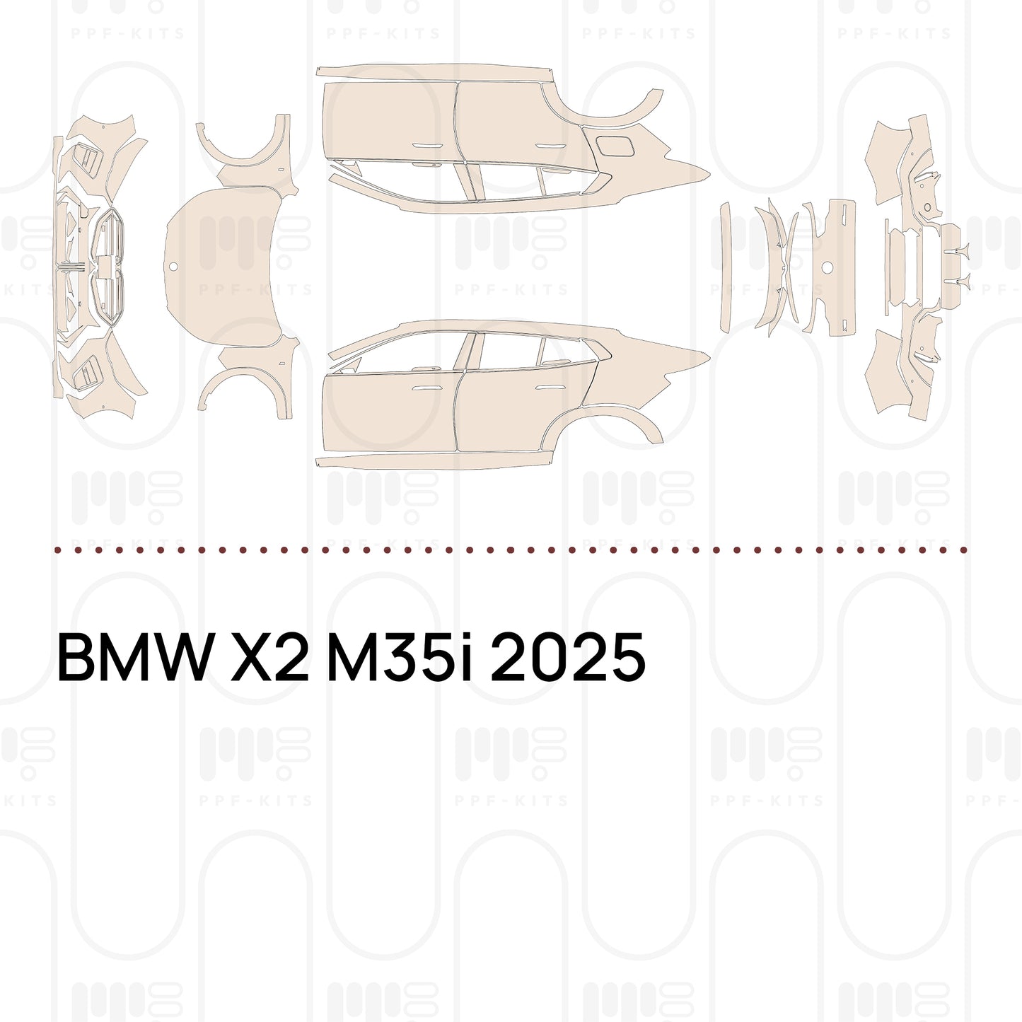 Pre-Cut PPF BMW X2 M35i 2025