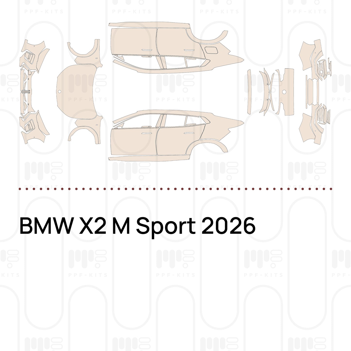 Pre-Cut PPF BMW X2 M Sport 2026