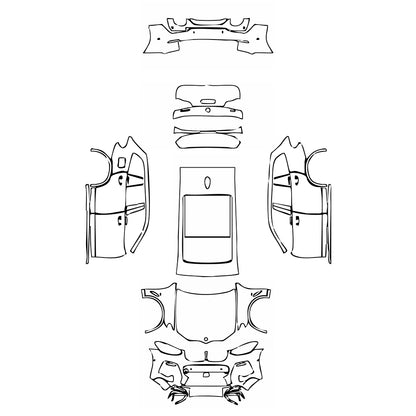 Pre-Cut PPF BMW X3 Standard Wheelbase M40i 2018 - PPF-Kits