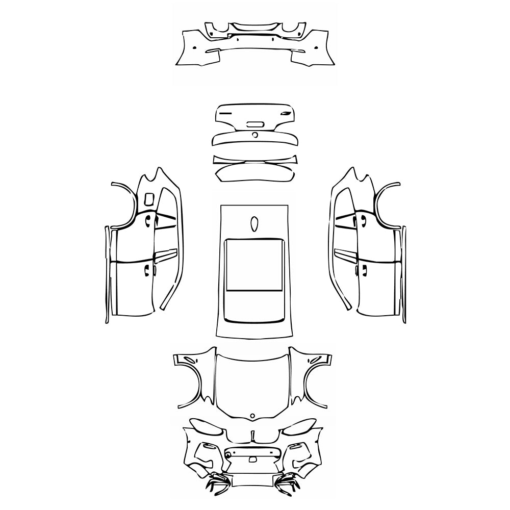 Pre-Cut PPF BMW X3 Standard Wheelbase M Sport 2020 - PPF-Kits