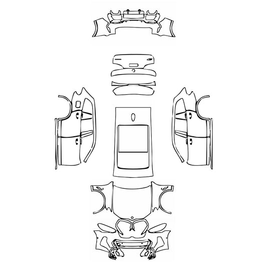 Pre-Cut PPF BMW X3 Standard Wheelbase M Sport 2022 - PPF-Kits