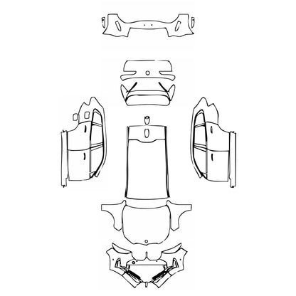 Pre-Cut PPF BMW X3 Standard Wheelbase M Sport 2025 - PPF-Kits