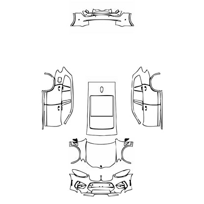 Pre-Cut PPF BMW X3 Standard Wheelbase X3 M 2020 - PPF-Kits