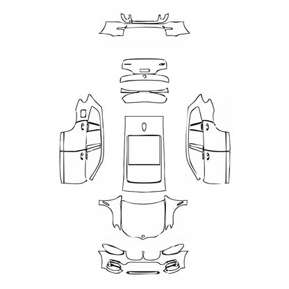 Pre-Cut PPF BMW X3 Standard Wheelbase xLine 2020 - PPF-Kits