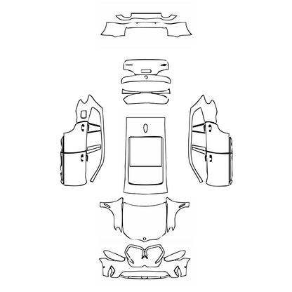 Pre-Cut PPF BMW X3 Standard Wheelbase xLine 2024 - PPF-Kits